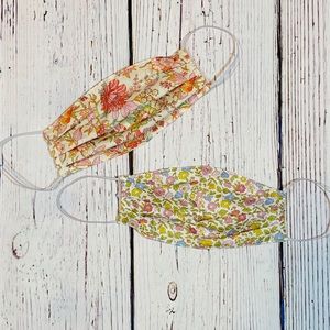 LIBERTY LONDRA % Cotone REGOLABILE Trofeo Viola Prugna Maschera Viso